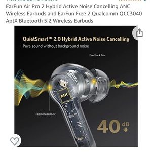 EarFun Air Pro 2 Hybrid Active Noise Cancelling